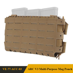 Outdoor Hunting Vest ARC V3 Multi-Purpose Mag Pouch 5.56 Triple Quick Detach Molle Mag Storage Bag