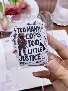 52PCS Cartoon Activism Doodle Stickers Waterproof DIY for Guitar Notebook Suitcase Phone Stationery Box Helmet Decals