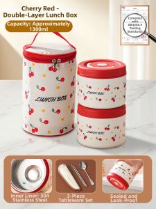 HUAJIDA | Ultra Insulated 304 Stainless Steel Lunch Box