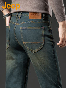 Jeep | Quần Jeans Nam Cao Cấp Phong Cách Retro Co Dãn Form Dáng Thẳng