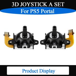 A Pair For PS5 Portal Left Right 3D Analog Joystick Hall Effect Thumb Joystick Module Replace Repair Part For PS5 PS Portal Acce