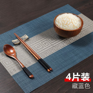 สไตล์จีนใหม่เสื่อรับประทานอาหารทนความร้อนตาราง Anti-scald คุณภาพสูงใช้ในบ้านโต๊ะรับประทานอาหารจานจานชาม Mat Western Dining Mat