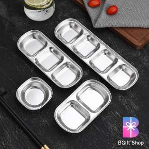 ถ้วยน้ำจิ้ม สไตล์เกาหลี สแตนเลสแท้ 304 ไม่เป็นสนิม ส่งจากไทย