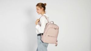 Fashion Laptop Bag 14 Inch Nylon Waterproof Laptop Backpack For Women College Travel Office Bagpack