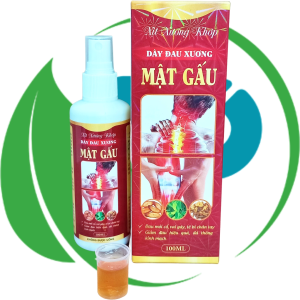 Combo 2 Hộp (Đỏ) Xịt Xương Khớp Dây Đau Xương Mật Gấu - Mekong - Bidopharma - Vitamin Phục Hồi