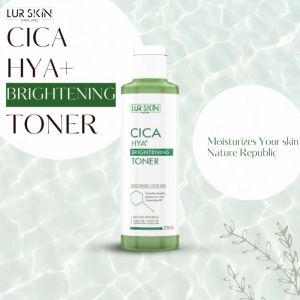 ส่งฟรี ส่งไว LUR SKIN CICA HYA BRIGHTENING TONER โทนเนอร์ ใบบัวบก 250 ml (1 แถม 1) ลดการอักเสบจากสิว ฟื้นฟูผิวให้แข็งแรง กระชับรูขุมขน