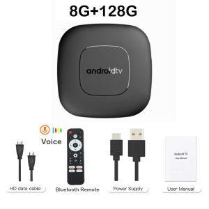 T1 Android14 Smart Home Theater TV Box Allwinner H313 8GB 128GB Google Assistant 2.4&5G Wifi BT 5.4 4K 8K Streaming Media Player