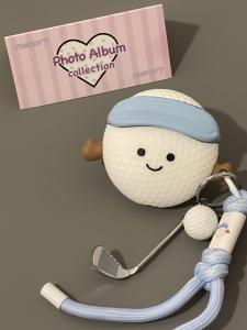 เคส Airpods pro 2 Silicone 3D Cute ป้องกันการตกหล่น ป้องกันการสูญหาย สำหรับผู้ที่ชื่นชอบกอล์ฟ สายหูแบบไร้สาย Bluetooth Apple