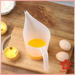 ถ้วยตวงพลาสติก ถ้วยตวงของเหลวทาร์ตไข่ ถ้วยตวงปากยาว ที่หยอดแป้ง กรวยหยอดแป้ง