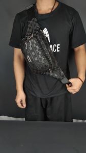 Tas Selempang Bahu Polo Amstar Bahan PU Leather Motif Waistbag