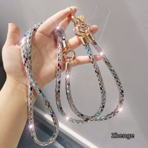 ZHENGEGE | Luxury Crystal Rhinestone Multifunctional Phone Lanyard