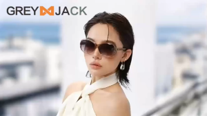 Grey Jack Kacamata Sunglasses Hitam Polarized Anti Silau UV400 Bahan TR90 Fashion Style Wanita D7518