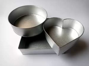 Set loyang kue bentuk kotak bulat dan love bkl 20 18 16 tinggi 6 cm