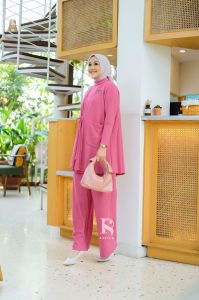 (p1) RAFIKA SHENA Baju Atasan Set celana Shena set By Rafika. Nazra Sha