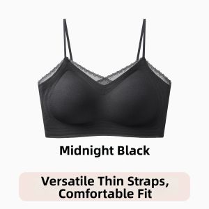 Nanjiren | Narrow Strap Breathable Ultra-Thin Small Bust Lifting Invisible Back Beauty Vest Bra
