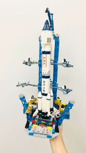 Đồ Chơi Lắp Ráp Tàu Vũ Trụ Thần Châu 1000+ Mảnh Ghép - Mô Hình Tàu Vũ Trụ Apolo Du Hành Không Gian - Xếp Hình Sáng Tạo