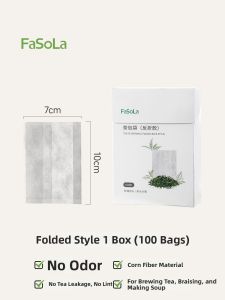 FaSoLa | Disposable Food-Grade Corn Fiber Tea Bags