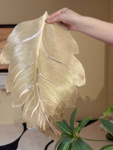 Tấm Lót Bàn Trà PVC Chống Thấm Nước Chống Trượt Cách Nhiệt Họa Tiết Lá Cây Phong Cách Scandinavia Sang Trọng Cho Nhà Bếp