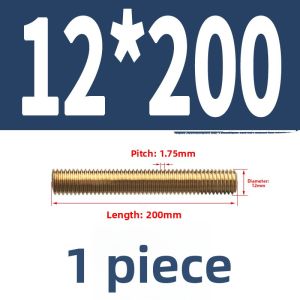 BAIRUITE | Copper Threaded Rod Brass Threaded Bar