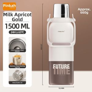 Pinkah | Tea-water Separation Thermal Mug for Men