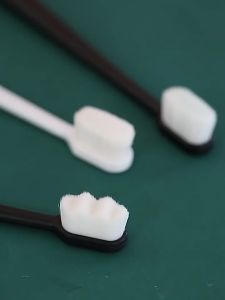 Horec แปรงสีฟันขนนุ่มล้านขนแปรงเข้ารหัสที่ละเอียดเป็นพิเศษแปรงสีฟันป้องกันเหงือกในครัวเรือนแบบหลอดอิสระแปรงสีฟันซุปเปอร์นาโน