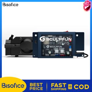 【100% Genuine】SCULPFUN Automatic Air Assist Kit with 30min/Min Automatic Air Pump Suitable for S9/S10 Laser Engraving Machine Including 32bit Automatic Air Assist Mainboard Easy Installation Kit 12V Version