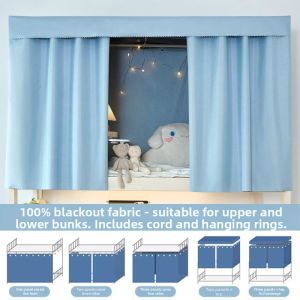 Thickened Light Blocking Curtains for Dorm