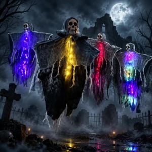 Trang Trí Treo Hình Bộ Xương Ma Quái Halloween Ngoài Trời Đạo Cụ Kinh Dị Trang Trí Nhà Cửa Sân Vườn Chất Liệu Vải Không Dệt 2027
