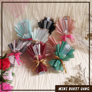 BUKET UANG MINI BUKET UANG KOSONGAN ROLL MONEY BOUQUET FREE PACKING BOX