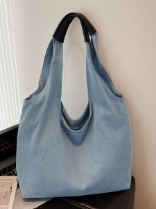 กระเป๋าผ้าแคนวาสทรงถือแบบลำลองสำหรับผู้หญิง กระเป๋าสะพายไหล่แบบลำลอง กระเป๋าสะพายข้างสำหรับเดินทางไปทำงาน กระเป๋าสะพายข้างแบบลำลอง