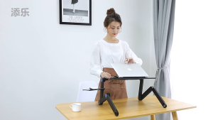 🇸🇬 (48cm Extra Wide) Multi Functional Adjustable Laptop Stand / Table Desk / Adjustable Side Table / Work Desk / Adjustable Table / Laptop Stand Adjustable / Laptop Table / Adjustable Aluminum Laptop Desk