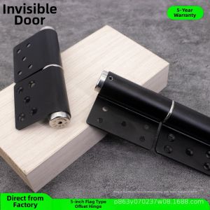 No Grooving Automatic Closing 5 Inch Offset Aluminum Hinge