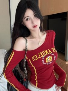 GUZILIAN | เสื้อเชิ้ตแขนยาวลายทางสีบล็อกสไตล์ย้อนยุคสำหรับผู้หญิง ทรงหลวม สไตล์เกาหลี แฟชั่นฤดูใบไม้ร่วง เสื้อผ้าทำงาน