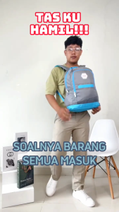 Tas Ransel Backpack Punggung Laptop Wanita Cewek Premium Cordura Kuat Awet Sekolah Kerja ASN 171