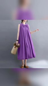 Midi Dress Jumbo Bigsize Wanita Terbaru RENGGANIS