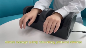 Shiatsu Foot Massager with Heating Foot and Calf Massager with Massage Roller Deep Tissue Massager with Remote Control Gift for Mom and Dad