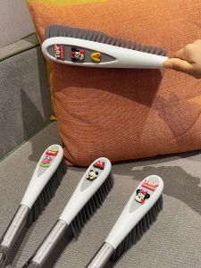 Long Handle Broom Dust Removal Cleaning Tool Soft Bristle Bed Sofa Sweeping Brush Cute Household Personal Care Tools