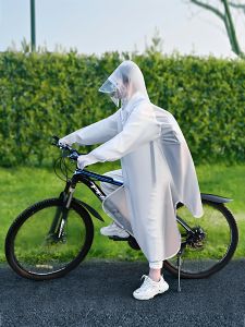 Rain Poncho for Teenage Students Long Style Waterproof