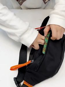 Yapak Xavier Nylon Crossbody Bag Belt Bag for Men and Women