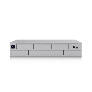 Ubiquiti UNAS Pro : 2U rack-mount NAS with (7) 3.5" drive bays and 10 Gbps performance designed
