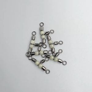 5pcs 3 Way Swivels 5Pcs Three Way Fishing Swivel Tackle Saltwater Fishing Barrel Swivel Fishing Line Connector with Glow Beads 3 Way Luminous Fishing Rolling Swivels Sea Tackle Hook Connector Accessories Tackle Connector Rolling Swivels 3-Way Swivel
