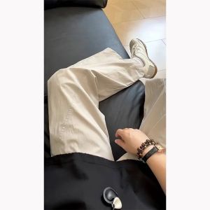 Quần Dài Ống Đứng Mỏng Mát Mẻ Mùa Hè Cho Nam Quần Dài Thể Thao Rộng Rãi Thoải Mái Thoáng Khí Quần Dài Thường Ngày