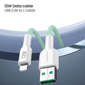 ALPHA·X ALUSB-2L USB-A To L Cable | Fast Charging Cable | 1.2M - 16 Months Warranty