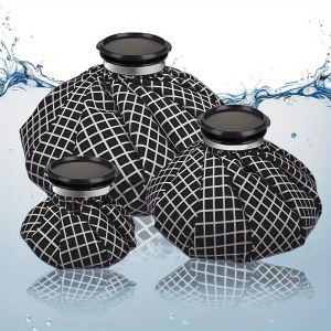 6/9/11inch Ice Bags for Sports Injuries Breathable Ice Pack Cold Ice Bag TPU Warm Water Bag Reusable Ice Bag for Knee Head Leg
