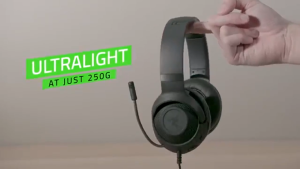 Razer Kraken X Lite Ultralight Wired Gaming Headset 7.1 Surround Sound Lightweight Aluminium Frame