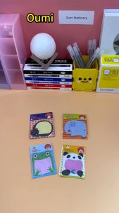 METECH Kawaii Sticky Notes Cartoon memo pad 20 sheets Mini adhesive paper Bookmark Journal