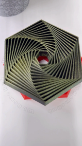 Fidget Toy Hexagon Vortex – Stress Relief Addictive Kinetic Spiral Desk Toy for Adults & Kids