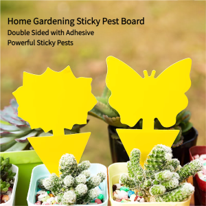Double-sided Insect Catcher Fly Sticky Trap Board Flycatcher Sticker Plate Pest Traps Bugs for Garden Plant Protection