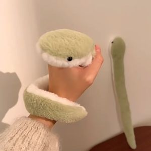 Cute Children Snake Plush Toy Green Snake Doll Sofa Living Room Ornament Gift Year Of The Snake Mascot
