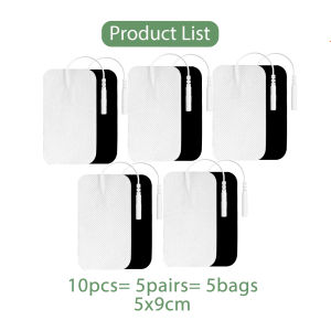 10/20Pcs Tens Electrode Pads Gel Self Adhesive 5x9cm Reusable Massage Electrodes Parch for Pulse Massager EMS Muscle Stimulator